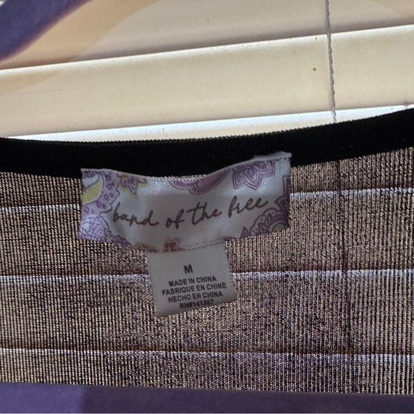 NWT Band Of The Free AGGIE BLACK COWL NECK BODYSUIT Medium - Picture 12 of 15